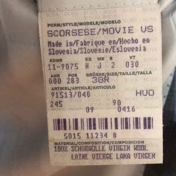 Hugo Boss Scorsese’s Movie Suite 38R - Picture 4 of 5